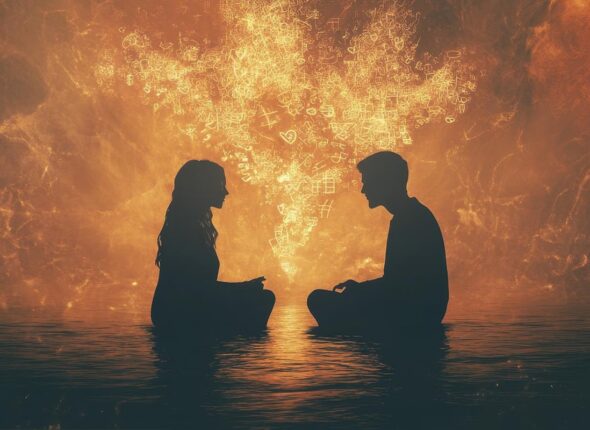 Karmic healing relationship